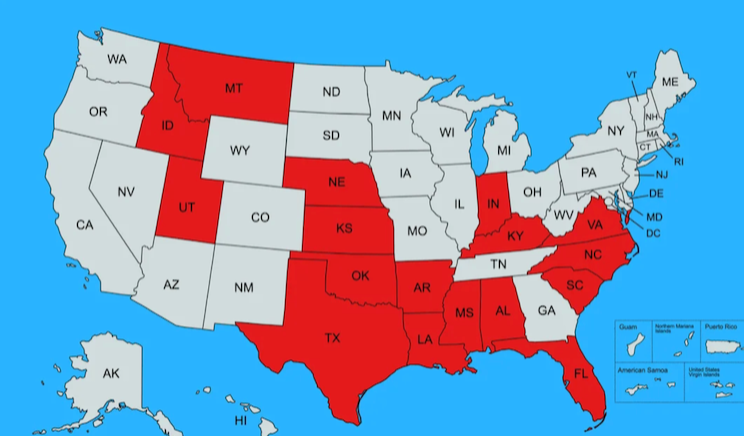 States Where Pornhub Will be Blocking Access