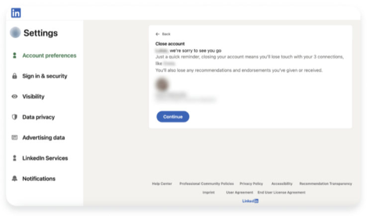Click on “Continue.”