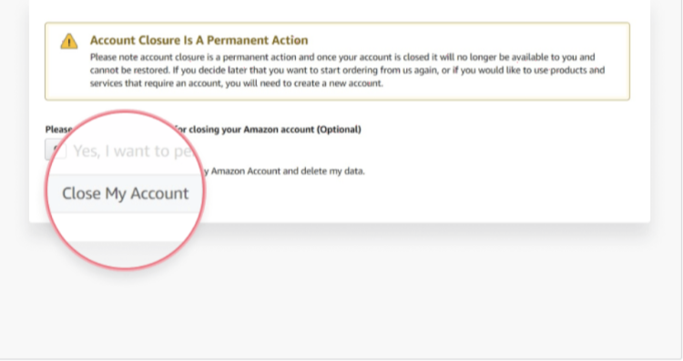 Confirm Closure Intent