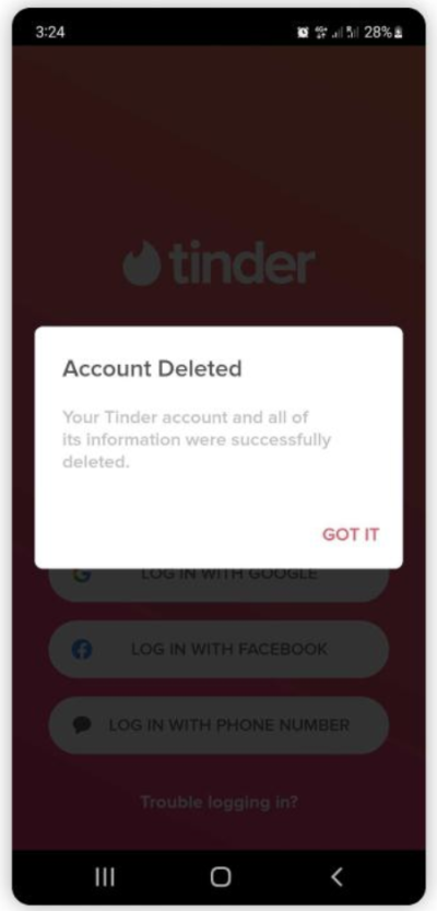 You’re done