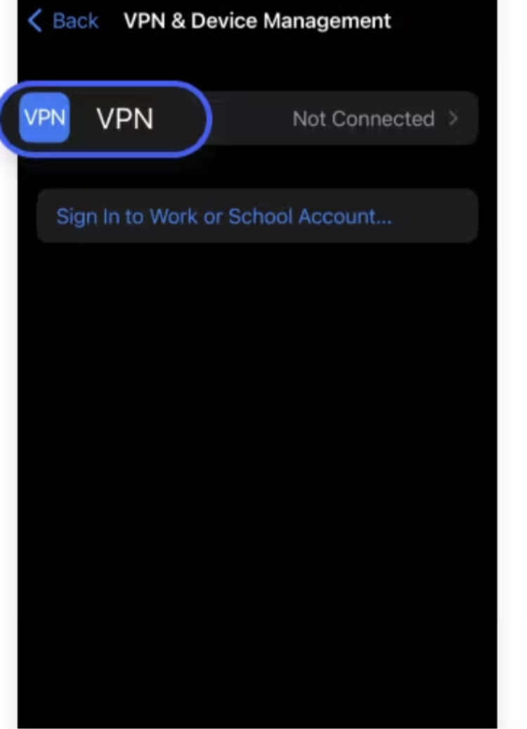 how to set up vpn ios