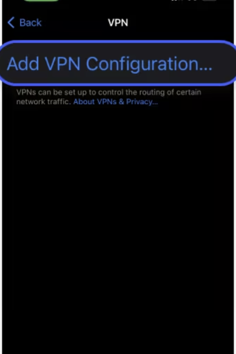 how to set up vpn ios