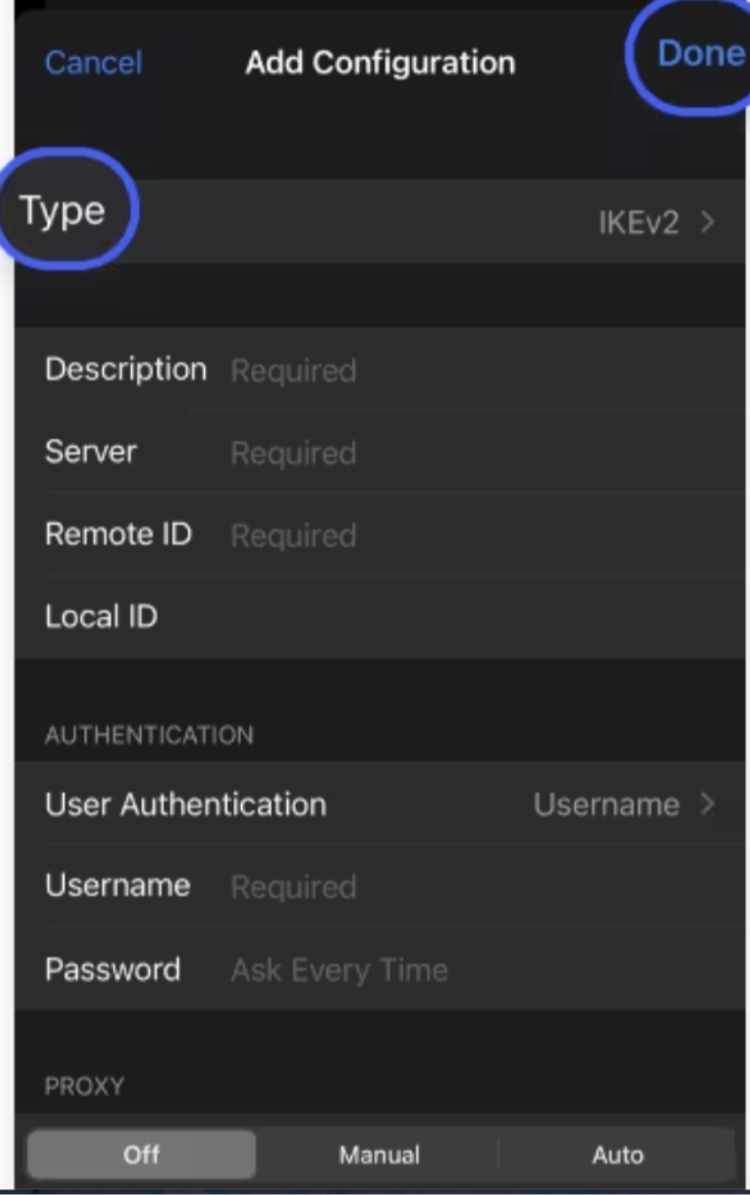 how to set up vpn ios
